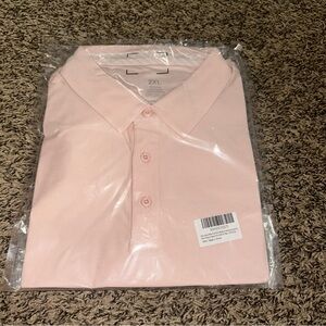 Men's Pink Polo Golf Moisture wicking quick dry Shirt